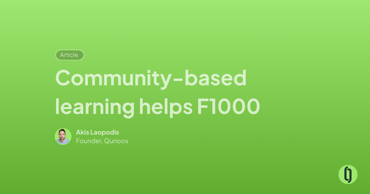 WeSchool: Community-based learning helps Fortune 1000