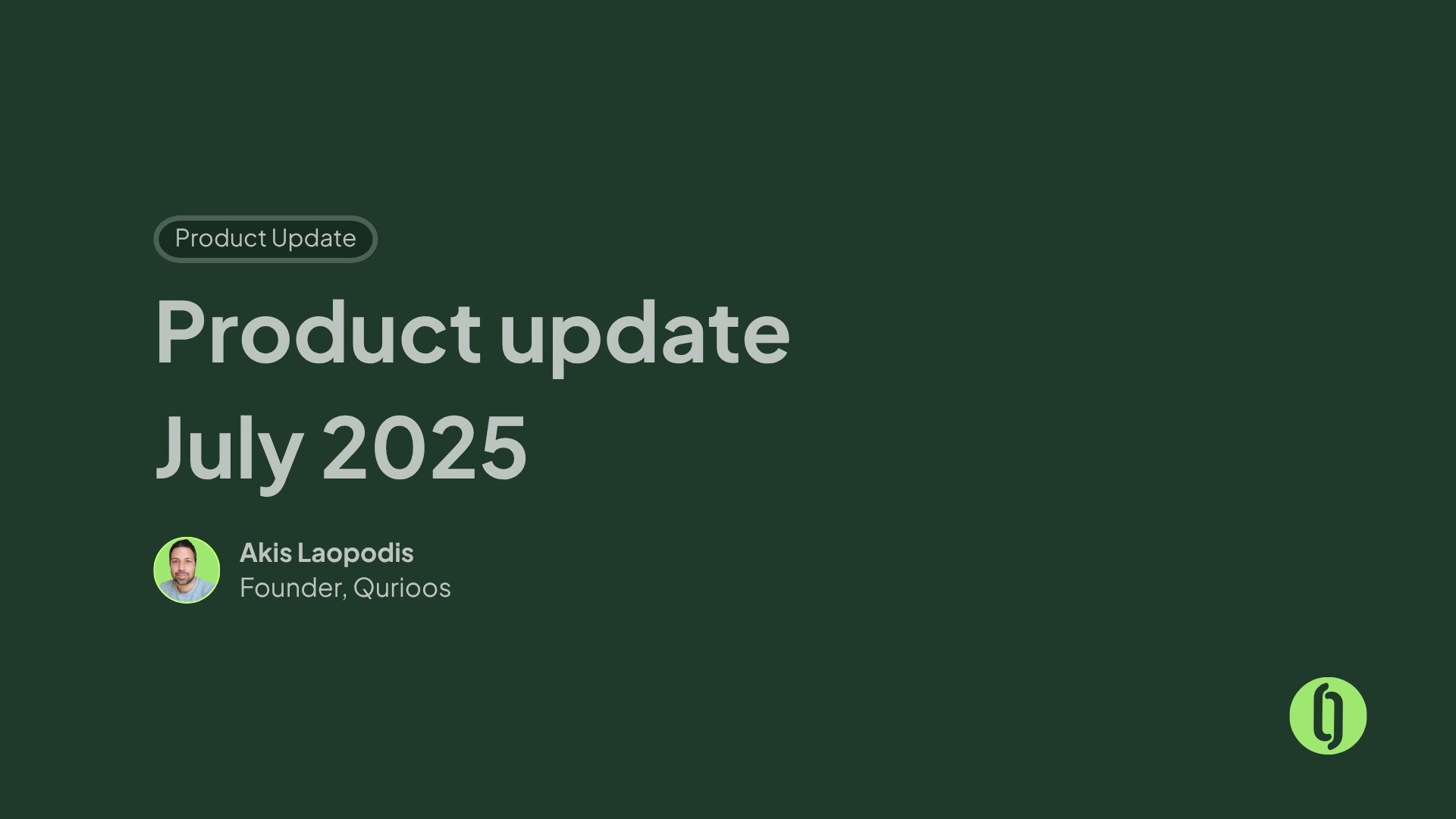 Product update Jul 2025